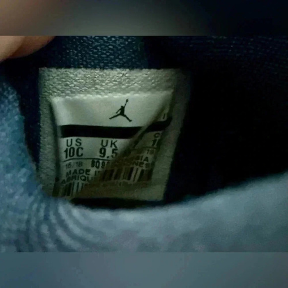 Nike Air Jordan 4 Retro SE GS Size 10C Monsoon Blue Armory IV - Picture 7 of 8